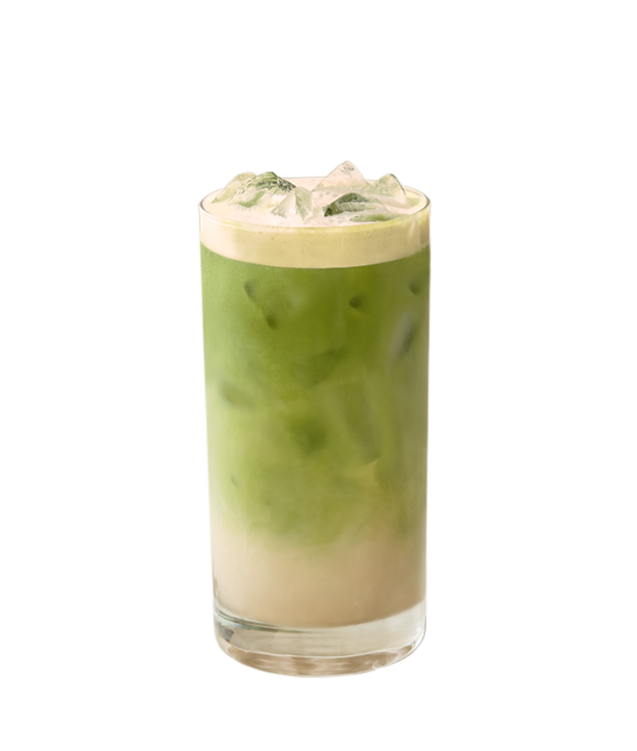 Iced Lavender Vanilla Matcha Latte with Popping Pearls